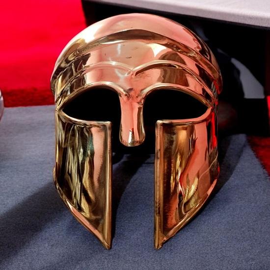 Medieval Wearable Greek Brass Corinthian Helmet with Stand Knight helmet Warrior Helmet Gift For Him