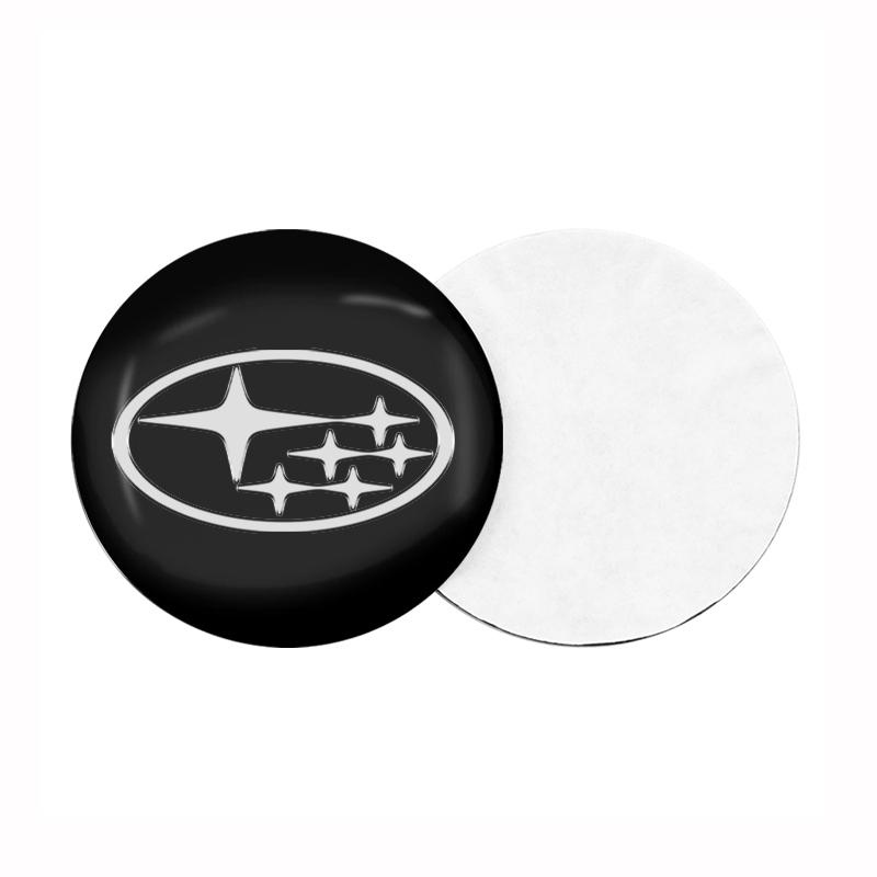 

4 шт. 56 мм 60 мм Наклейка на колесо автомобиля Центральная крышка ступицы Обод Ступица Пылезащитная крышка Эмблема Для Subaru LEGACY Forester Outback Rally WRX WRC XV Impreza 56mm black sticker чёрный