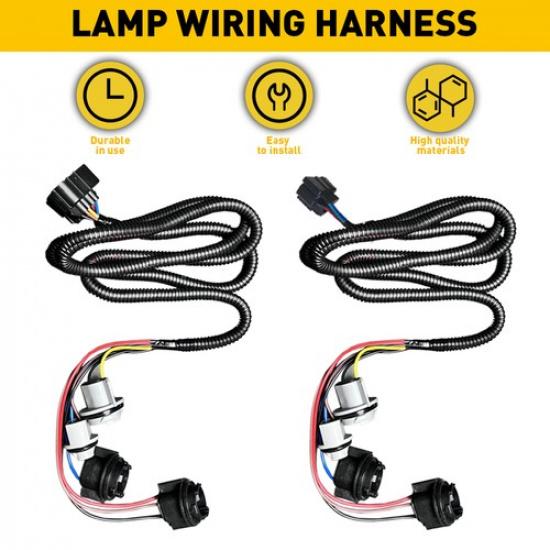 НОВЫЙ Для Chevrolet Silverado GMC Легкая проводка Задний жгут проводов Задняя Правая + Левая сторона