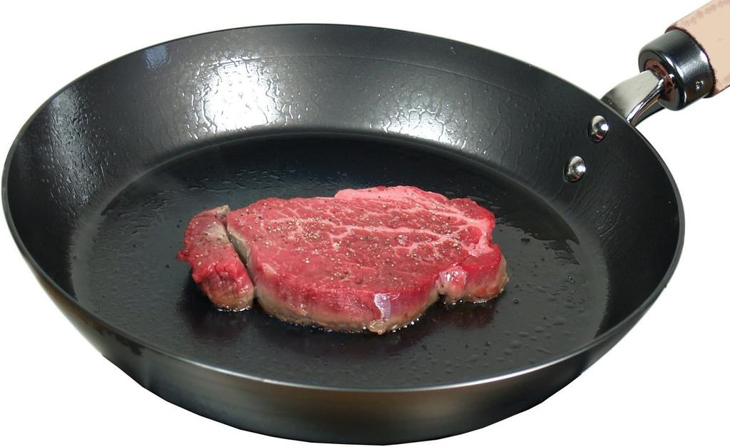 River Light Goku JAPAN Thick Iron Frying Iron Nitride Induction Rust Made in J2328 Pan, 28cm, Finish, Compatible, Resistant, Japan,