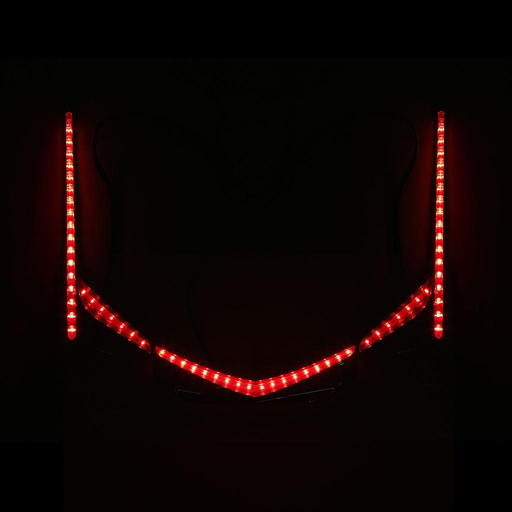 Motorcycle Rear Fender Tip Run Brake LED Light Strips For Honda Goldwing GL1800 2012-2017 F6B 2013-2017