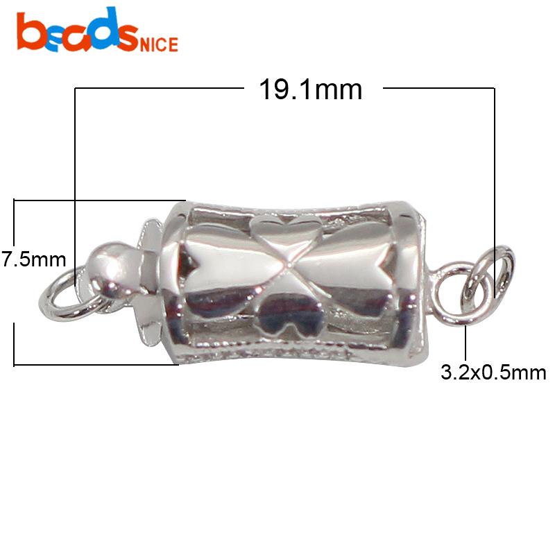 Beadsnice Handmade Silver Clip Clasp Jewelry Bracelet Components 39201 39203
