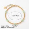 Vintage Beaded Stacked Bracelet Combination Personalized Handpiece Female Gold Plated