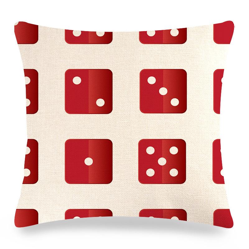 Home Decor Colorful Patterns Decorative Digital Print Pattern Cushion Cover Suitable for Sofa Bedroom Car Pillow Cover