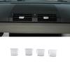 For Land Rover Defender 90 110 2020-2024 ABS Chrome Car Central Control Air Outlet Adjustment Lever Cover Decorative Accessories