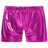 Pantaloncini da Ballo Metallici per Ragazze Vita Elastica Design Scintillante Costume di Scena Fondo
