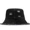 Street Hole Cowboy Bucket Hat Men and Women Harajuku Personality Trend Bucket Hat Hip Hop Basin Hat Summer