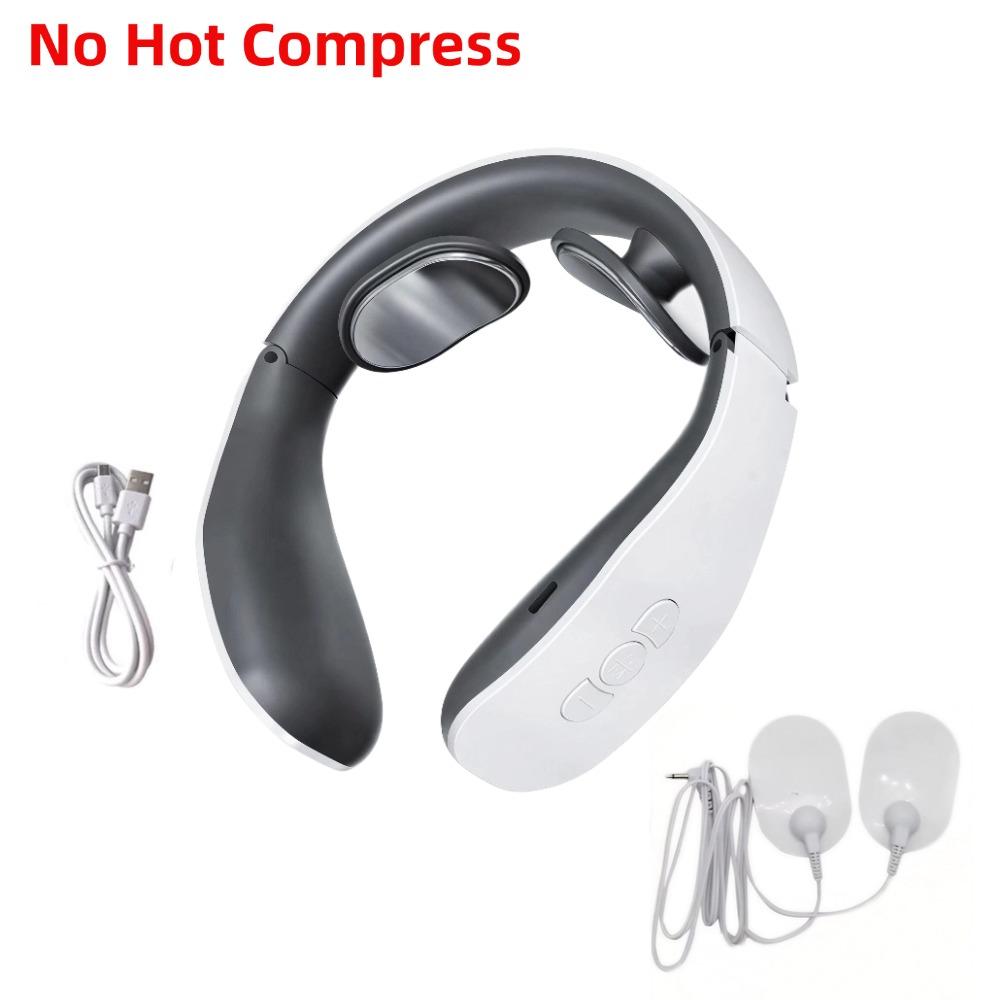 EMS Electric Cervical Spine Massager 6 Models 9 Gears Neck Shoulder Massage Vertebra Relax Automatic Heating Physiotherapy Pain Relief Rechargeable