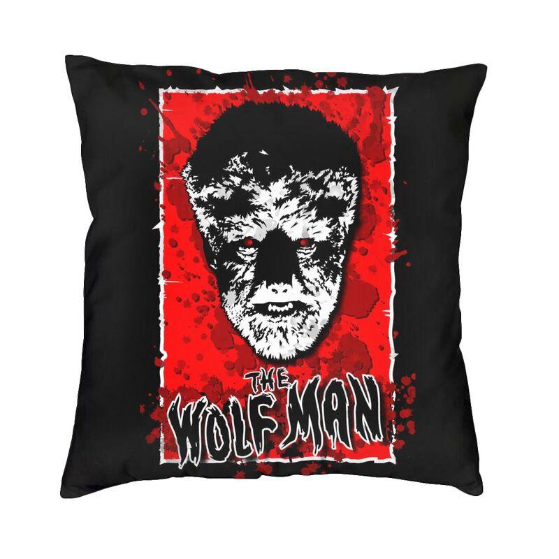 

Чехлы для подушек «Человек-волк» 45*45 см, бархатная наволочка для Хэллоуина из фильма ужасов с монстрами, декоративная наволочка для дома, дивана 30x30cm 12x12in