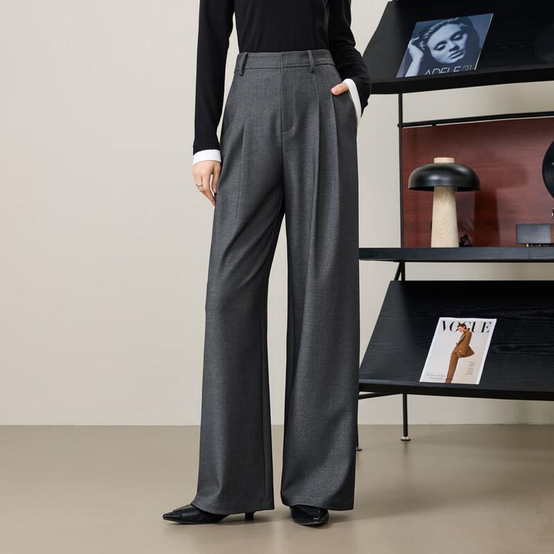 Women's Lyocell Acetate Wide-Leg Suit Pants