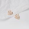 925 Temperament Simple Retro Geometric Triangular Oil Drip Earrings, Commuting Daily French Exquisite Earrings