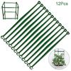 12PCS Tomato Connector Stake Arms Wrapped Plastic Garden Tomato Cage Connectors for Climbing Plant
