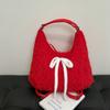 Large Capacity Shoulder Bag Women's Bow Tote Bag Crossbody Bag