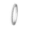 Perlee Collection Pearls Of Gold Simple Round Bead Small Style 18K Gold Ring Women Rings White-Gold VCARPJME00