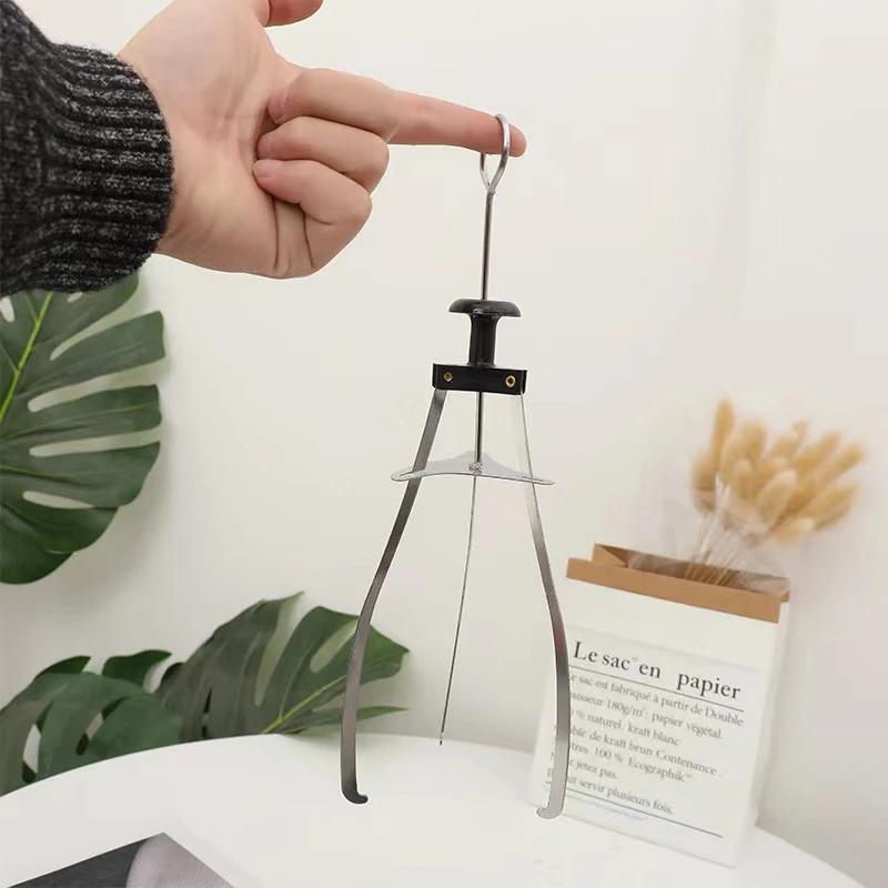 Plate Clip Non-Slip Triangle Design Stainless Steel Bowl Clip Dish Clamp Kitchen Supplies Tool Accessories