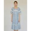 Lunaluz Women Cotton Short Sleeve Round Neck Pajama Dress