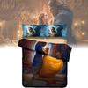 Luxurious 3d Bed Sheet Set Modern Simple Polyester Fiber Full Size For Comfortable Sleep