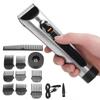 Digital Display Electric Hair Clipper Ceramic Cutter Head Hair Trimmer Cutting Machine USB Type
