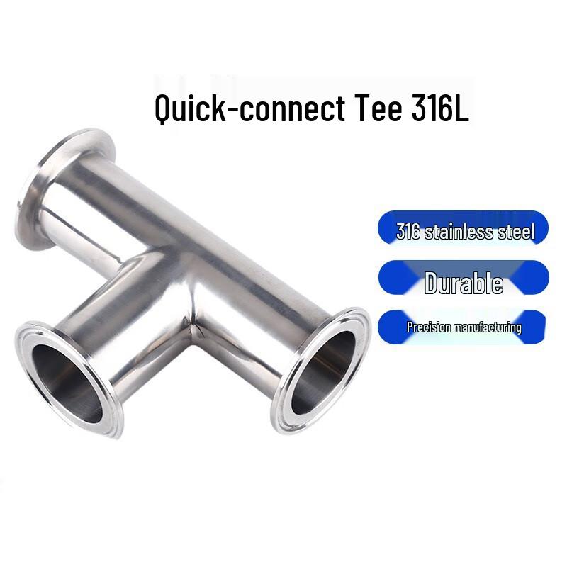 Sanitär 316L Edelstahl Tri-Clamp T-Stück
