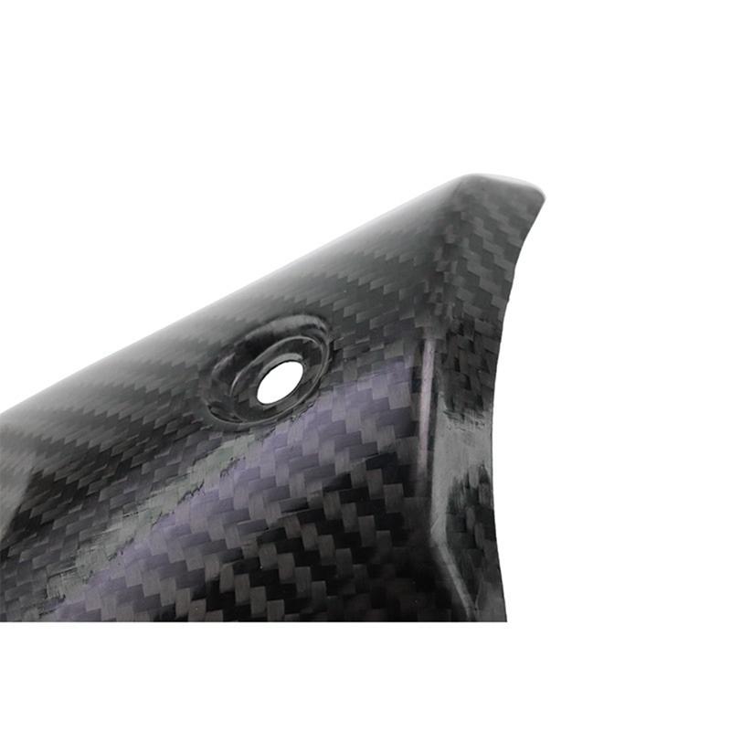 NEW-Carbon Fiber Front Exhaust Pipe Guard Protector Decorative Cover For YAMAHA T-MAX 560 530 Tmax560 Tmax530 17-21