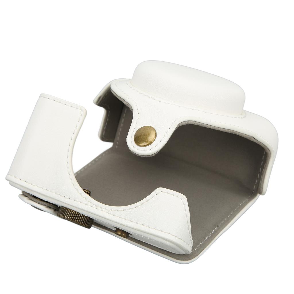 Camera Case Bag Anti Impact Curved Bottom Classic Simple Protective Camera Case for ZV1White