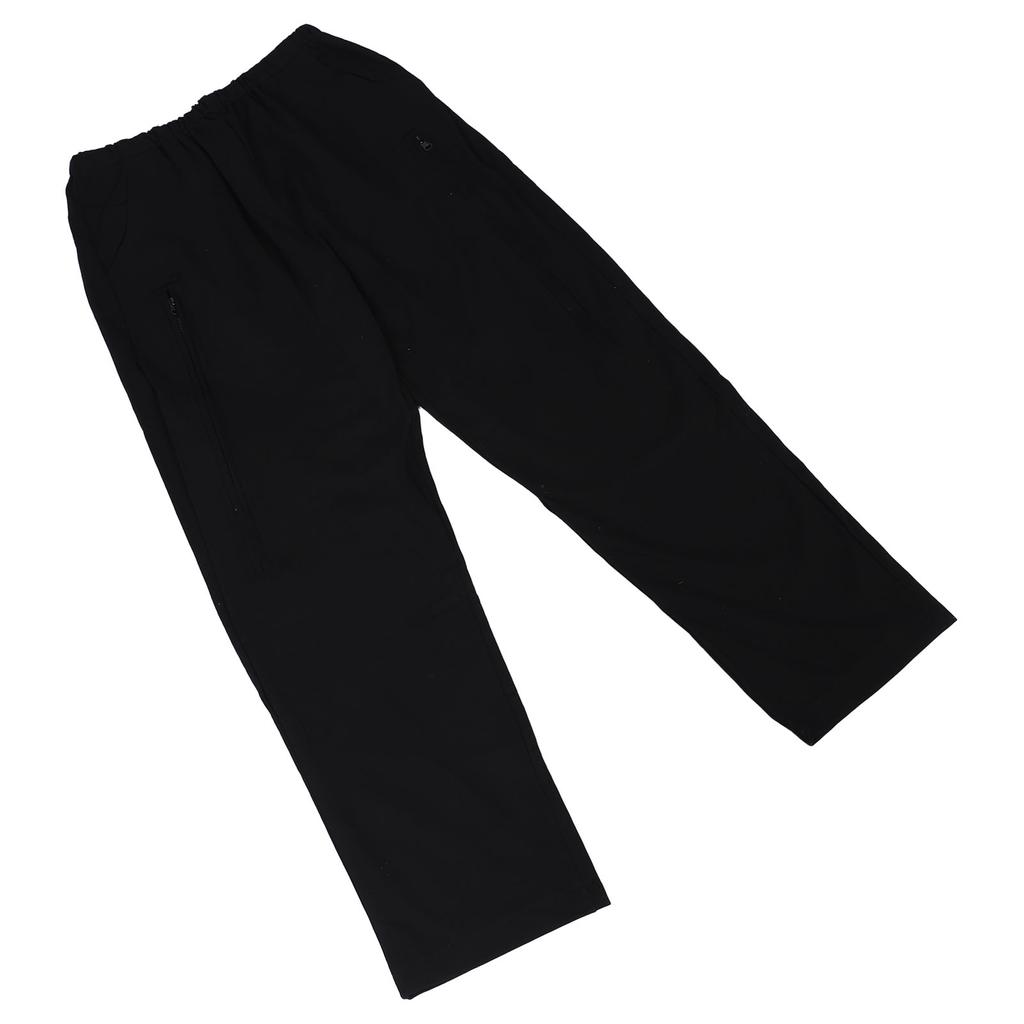 Elderly Urine Bag Pants 2 Sides Inner Pockets Long Cystostomy Pants for 2000ml Urine Bag Black XL