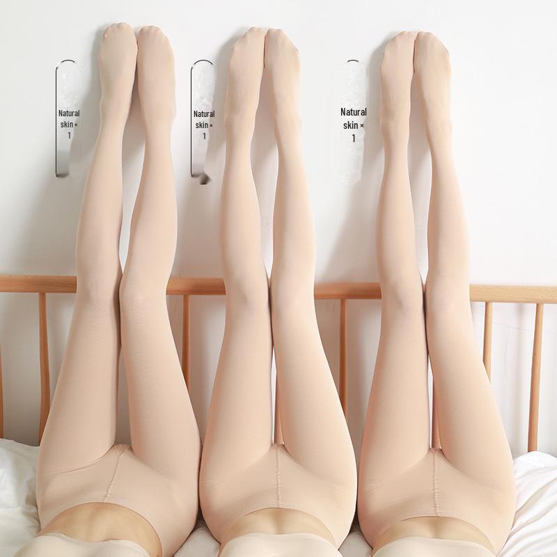 

Осенне-зимние антизацепочные суперэластичные бархатные колготки большого размера натурального телесного цвета для женщин