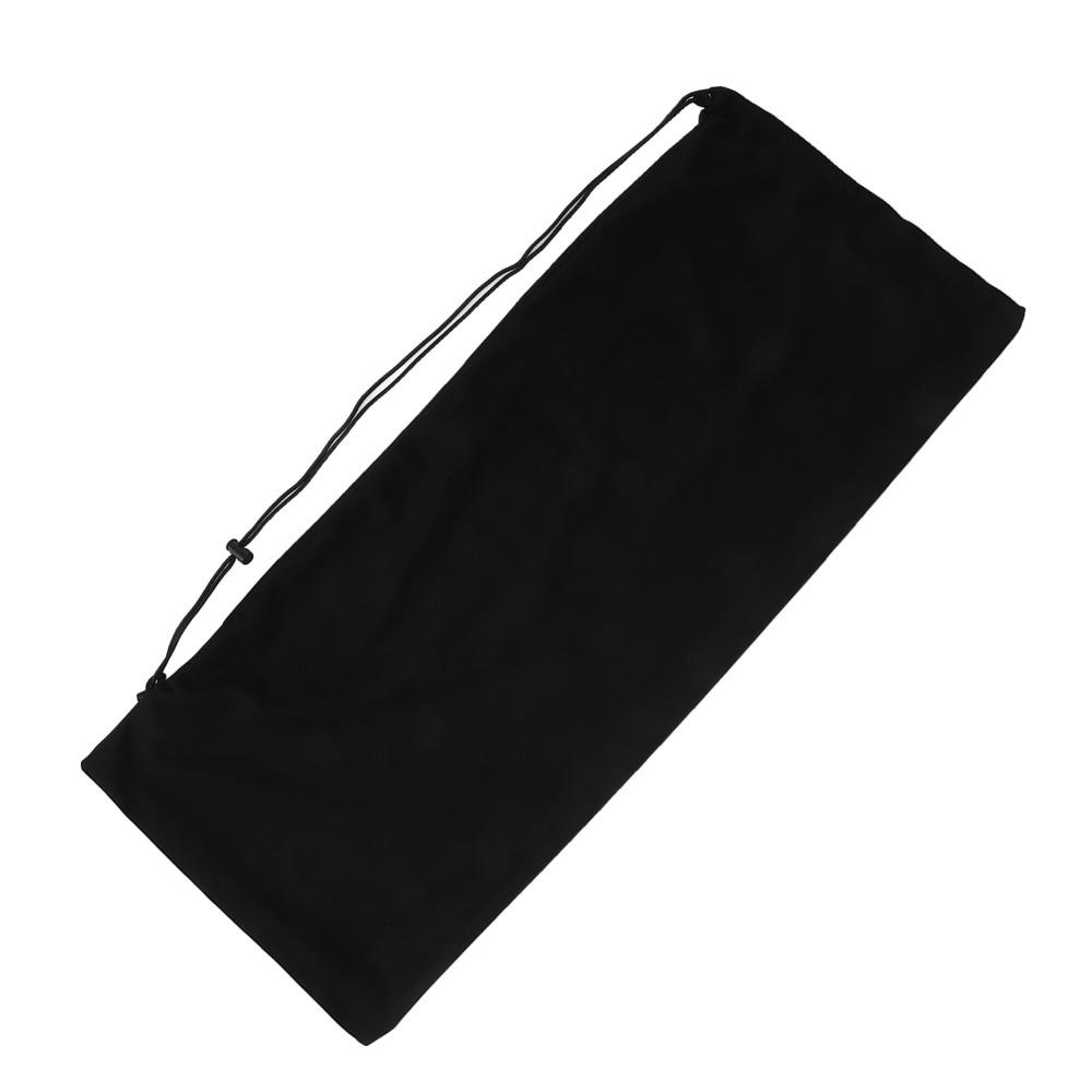 Velvet Cloth Tennis Racket Storage Bag Adjustable Shoulder Strap Black Tennis Racket Bag Soft Supple Tennis Racquet Bag