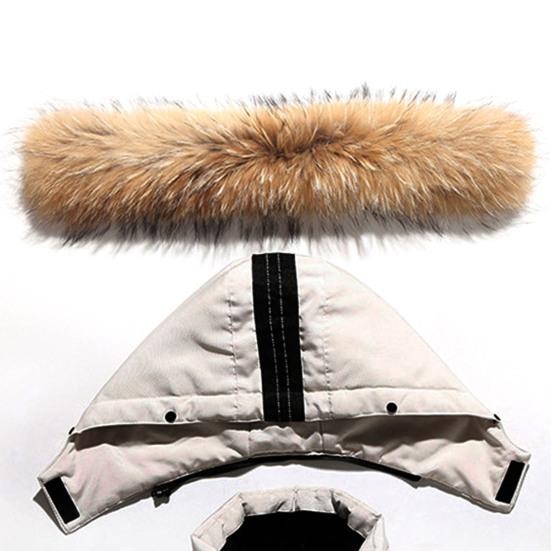 Giacca da Uomo Imbottita con Tasche Multiple Cappuccio con Bordo in Pelliccia Sintetica Manica Lunga