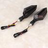 2Pcs Motorcycle Led Turn Signal Lights Turning Indicators Lamp Fit for Honda