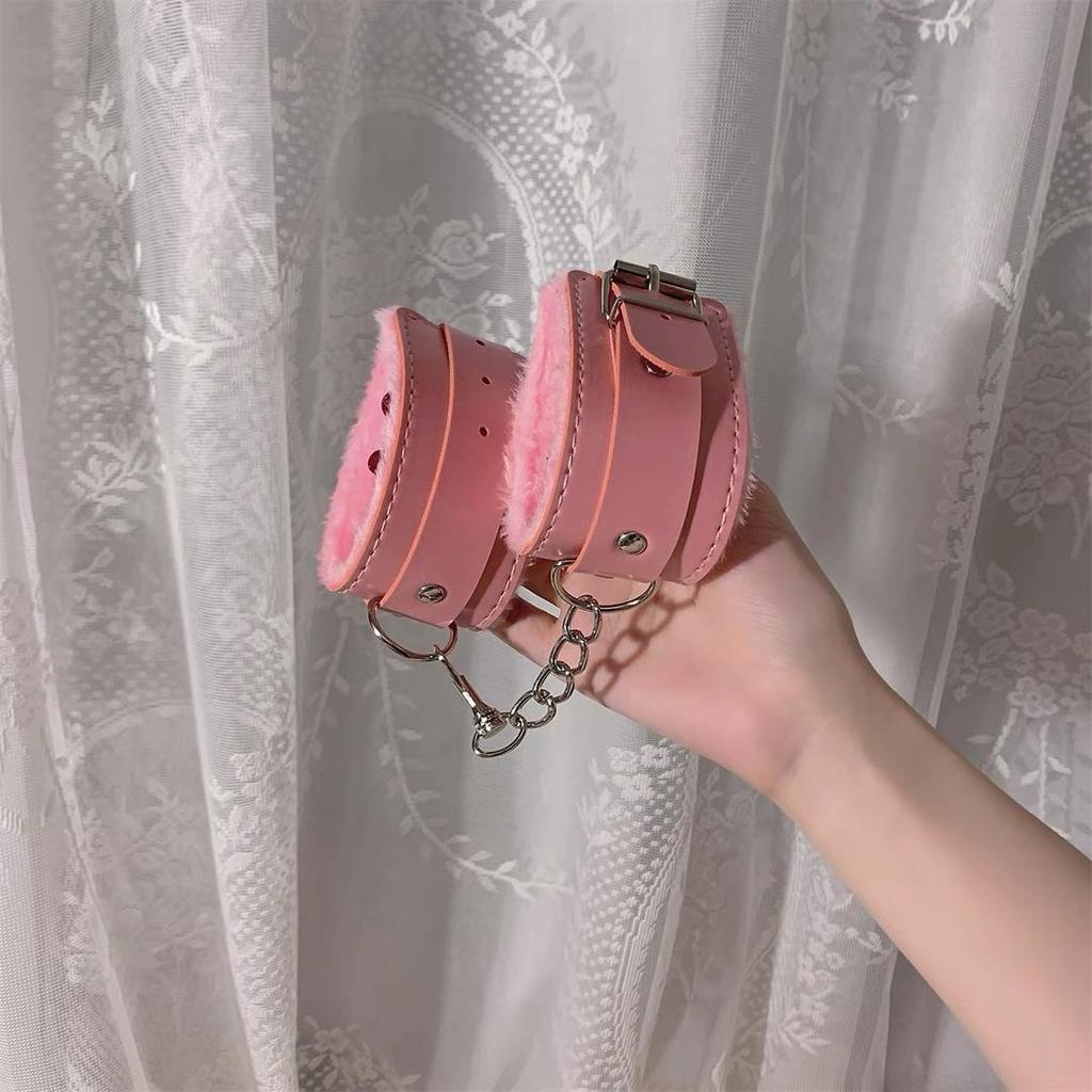 Soft PU Leather Handcuffs and Anklets for Women - Photo Props & Cosplay Accessories