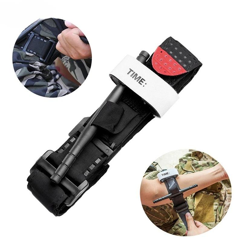 Portable Rotary Pressure Aluminum Rod Tourniquet for First Aid Hiking Outdoor Camping Survival Molle Gear Rescue Tools