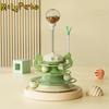 4 Levels Cat Ball Track Toy Rotating Detachable Cat Turntable Toy Anti-slip Wear-resistant Roller Balls Toy Multi-Cat