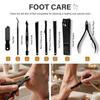 Manicure Set Professional Nail Clipper Kit 26pcs Stainless Steel Manicure Kit, Nail Care Tools