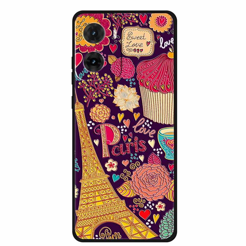 3D Emboss Case For Motorola G06 Phone Case Flowers Shockproof Soft Silicone Coque For Motorola E15 G05 G06 Power Back Cover Case