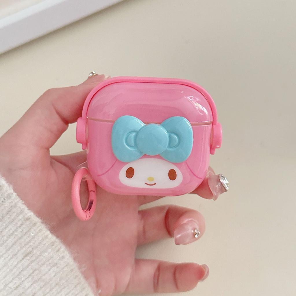 Creative Japanese and Korean rabbit suitable for airpodspro1/1 protective case pro1 wireless bluetooth 1/1 generation earphone case chain