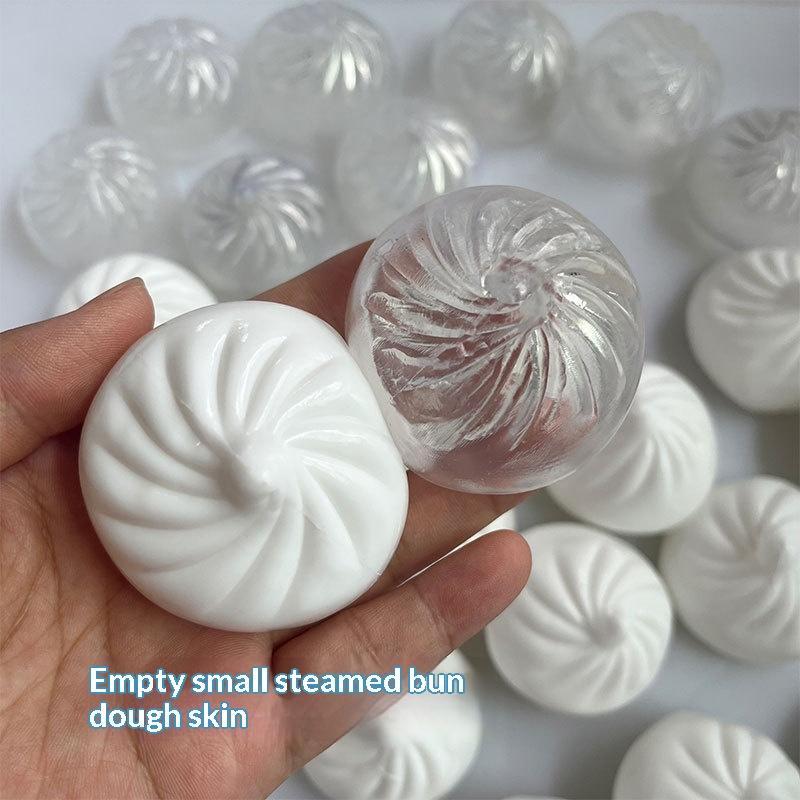 Soft Dumpling Shape Stress Ball Kit Diy Squeeze Toy Set Pressure Relief Fidget Home Study Office Child Adult