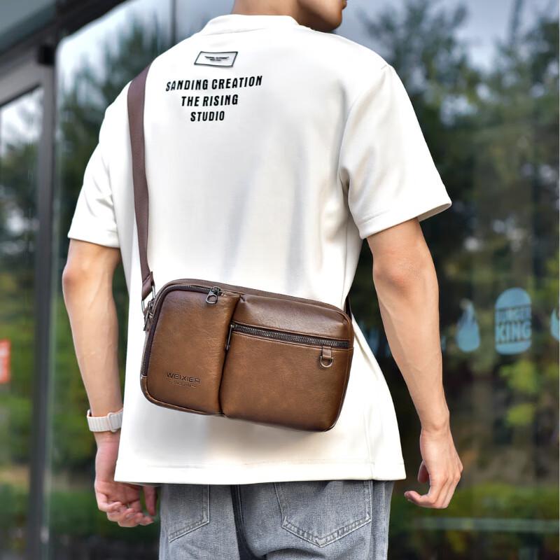 Weixier Men s Casual Shoulder Bag