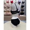 Triumph Black Magic Comfort No Wire Bra Cotton Stretch Panty Set  Tbwbrr11tbwptr