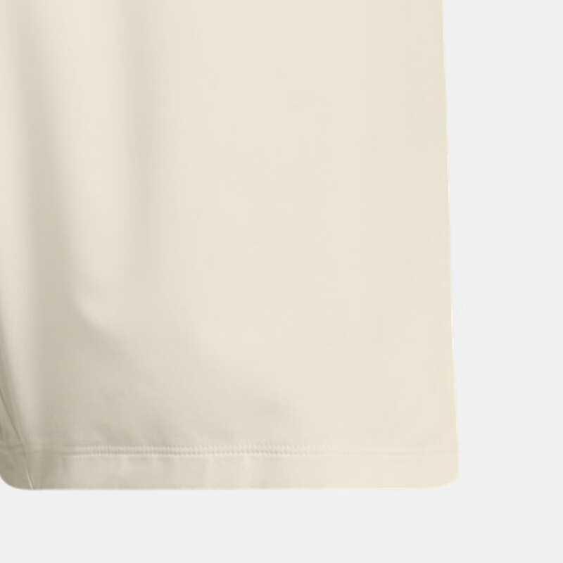 Under Armour Comfortable Breathable Sports Woven Solid Color Lace-Up Mid-Rise Casual Shorts Men shorts Beige 1383268-110