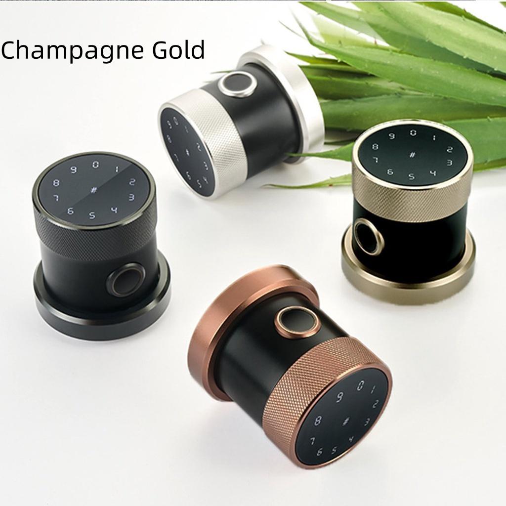 2.44""x7.01"" Smart Digital Door Lock Battery Powered Fingerprint Touch Password Keyless Latch