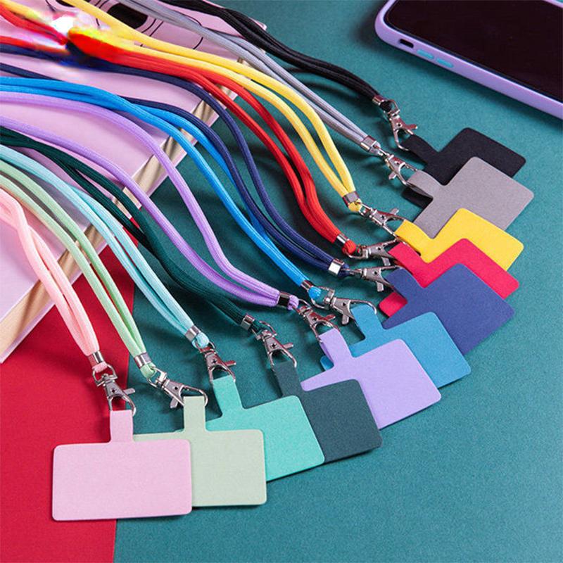 Adjustable Phone Lanyard Detachable Neck Cord For Mobile Key Lanyard Colorful Neck Strap Universal Pendant With Card Accessories