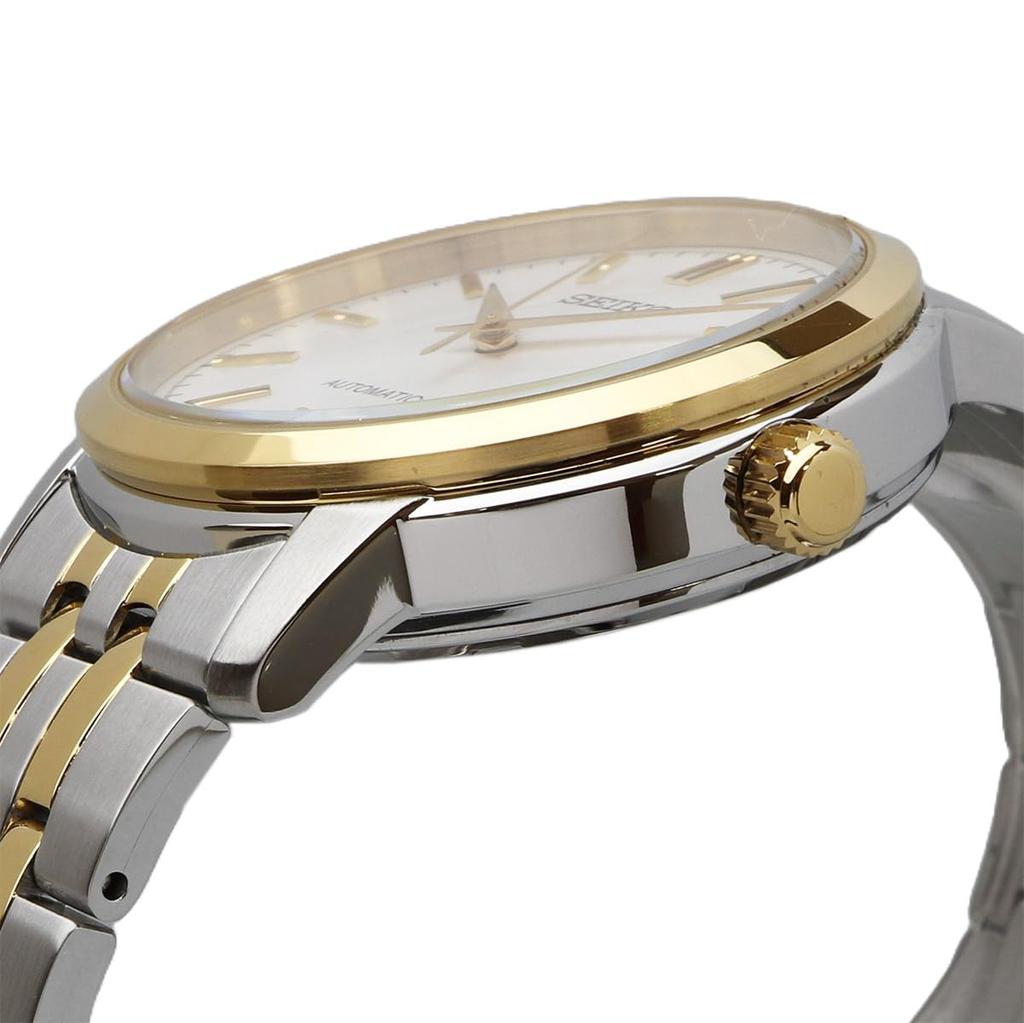 SEIKO Automatic Watch Made in Japan SRPH92 Silver x Gold Combination Overseas [Seiko] Men's Model, Silver/Gold [Used]