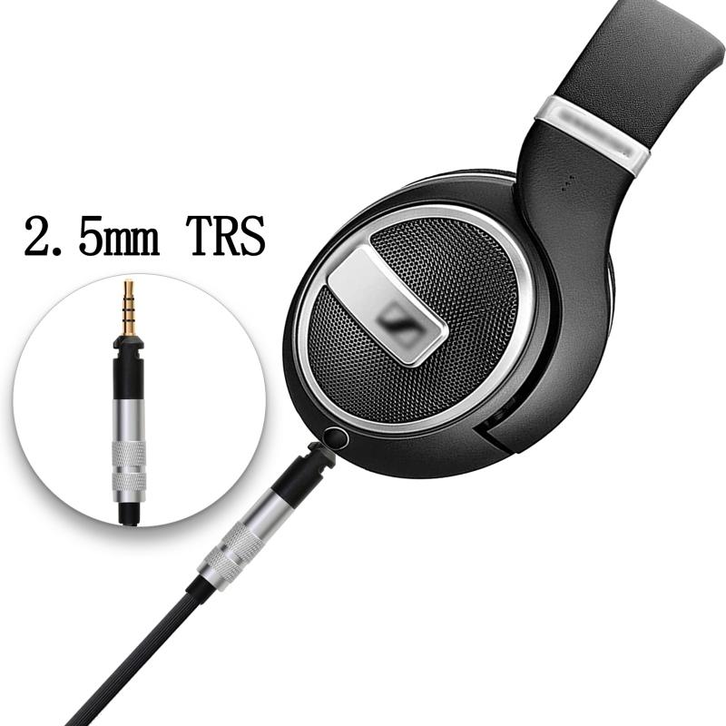 etachable Flexible Gaming Headphone Cable 4.4mm/2.5mm Noise Canceling Headset for HD598/se HD518 HD558 HD569 579 599