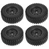 4pcs Professional Plastic Rubber Tire RC Accessory Upgrade Parts Fit for MN86 RC Car