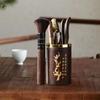 6 Piece Japanese Tea Set Teaware Accessories Wooden Household Cylinder Making