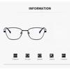 Metal Frame Cat Eye Glasses High-end Small Frame Near Sight Eyewear Transparent Anti Blue Light Glasses