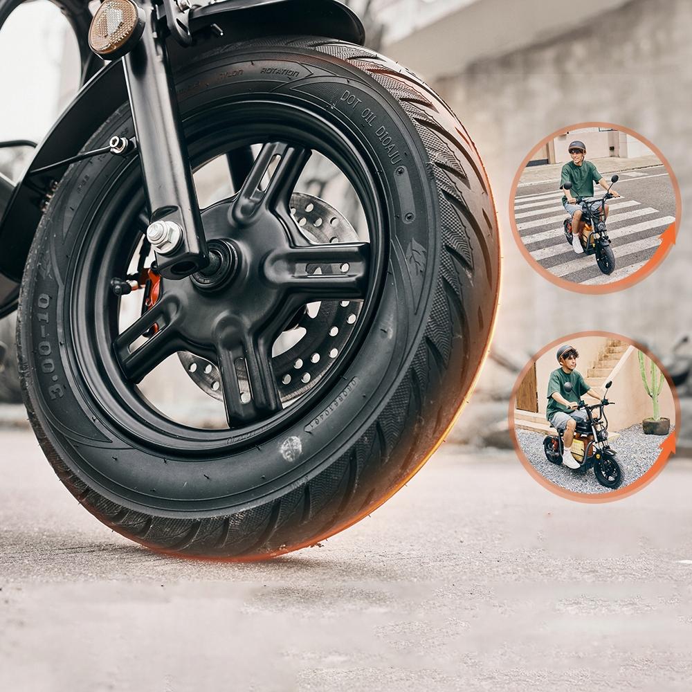 City Shopping 1500W Elektrofahrzeug DX5 für Erwachsene – 55 km/h, 72 km Reichweite, 15" Räder, 48V 15,6Ah Akku, NFC