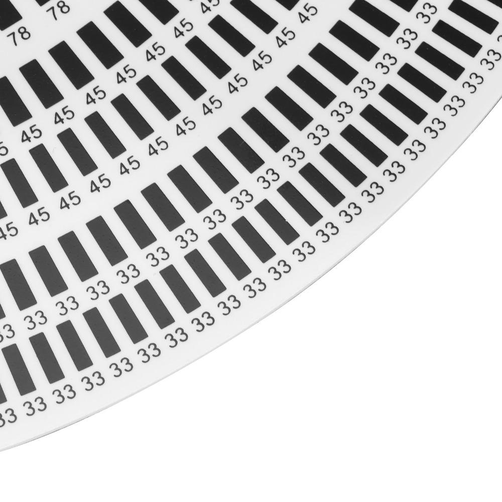 Double-sided Function Stroboscope Disc Strobe Disc Mat for Turntable Maintenance