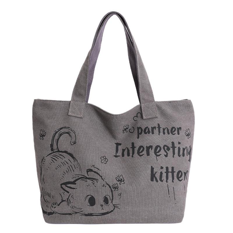 Simple, Fashionable, Niche and Artistic Single-shoulder Bag with Large Capacity Student Handbag